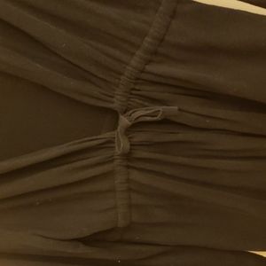 Black, Old Navy tie front cardigan, super cozy....